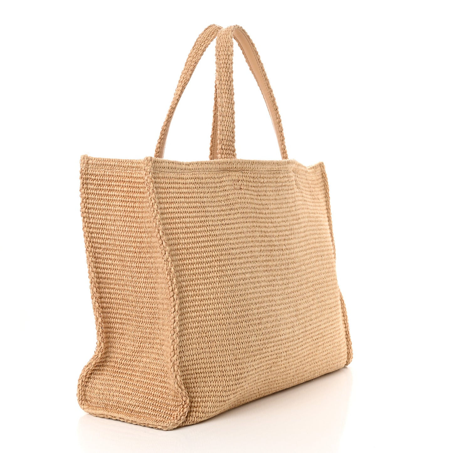 Raffia Large G Shopping Tote Natural