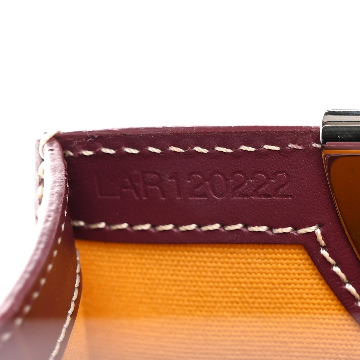 Goyardine Structure Mini Saigon Burgundy