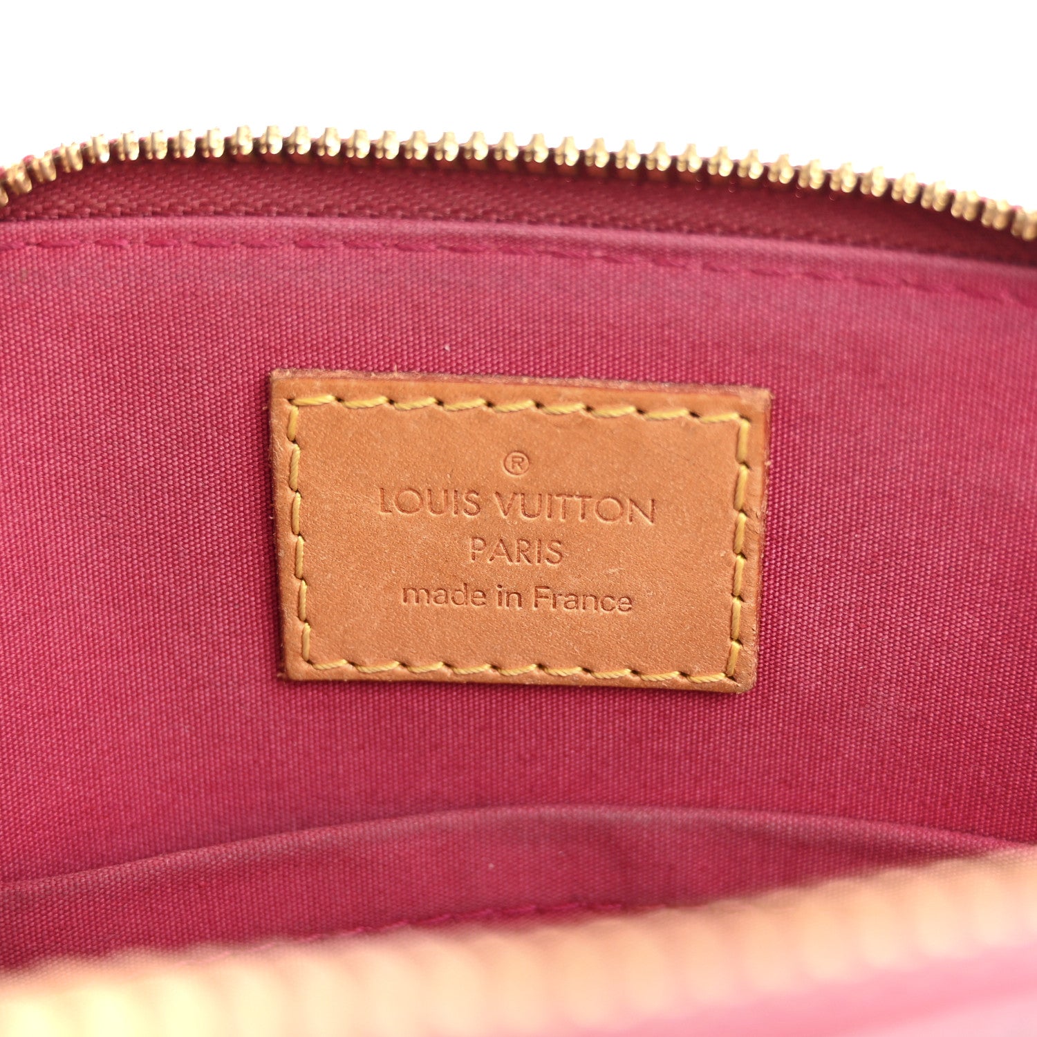 Louis Vuitton Vernis Alma BB Rose Indien 6 of 16
