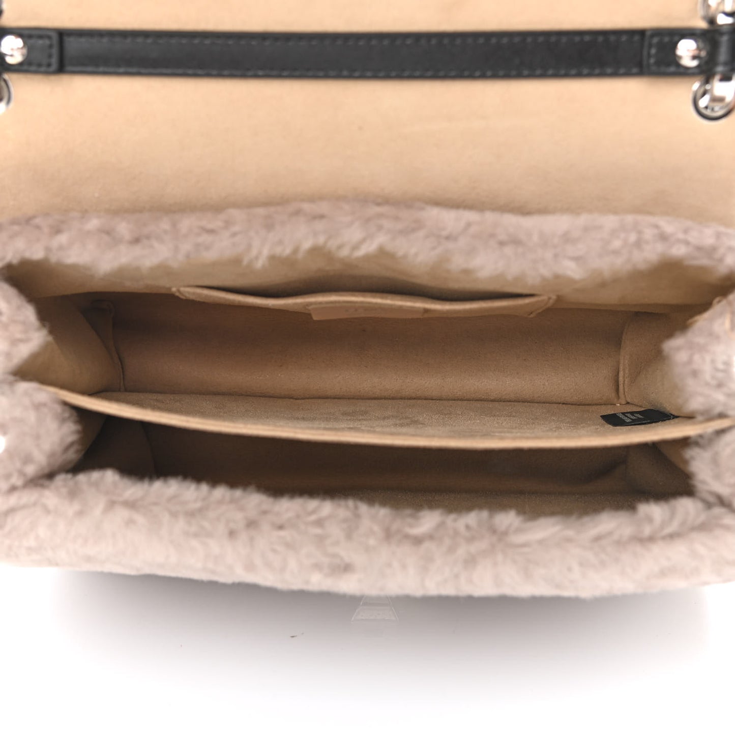 Shearling Calfskin Macro FF 1974 Diagonal Mania Kan I Shoulder Bag Multicolor