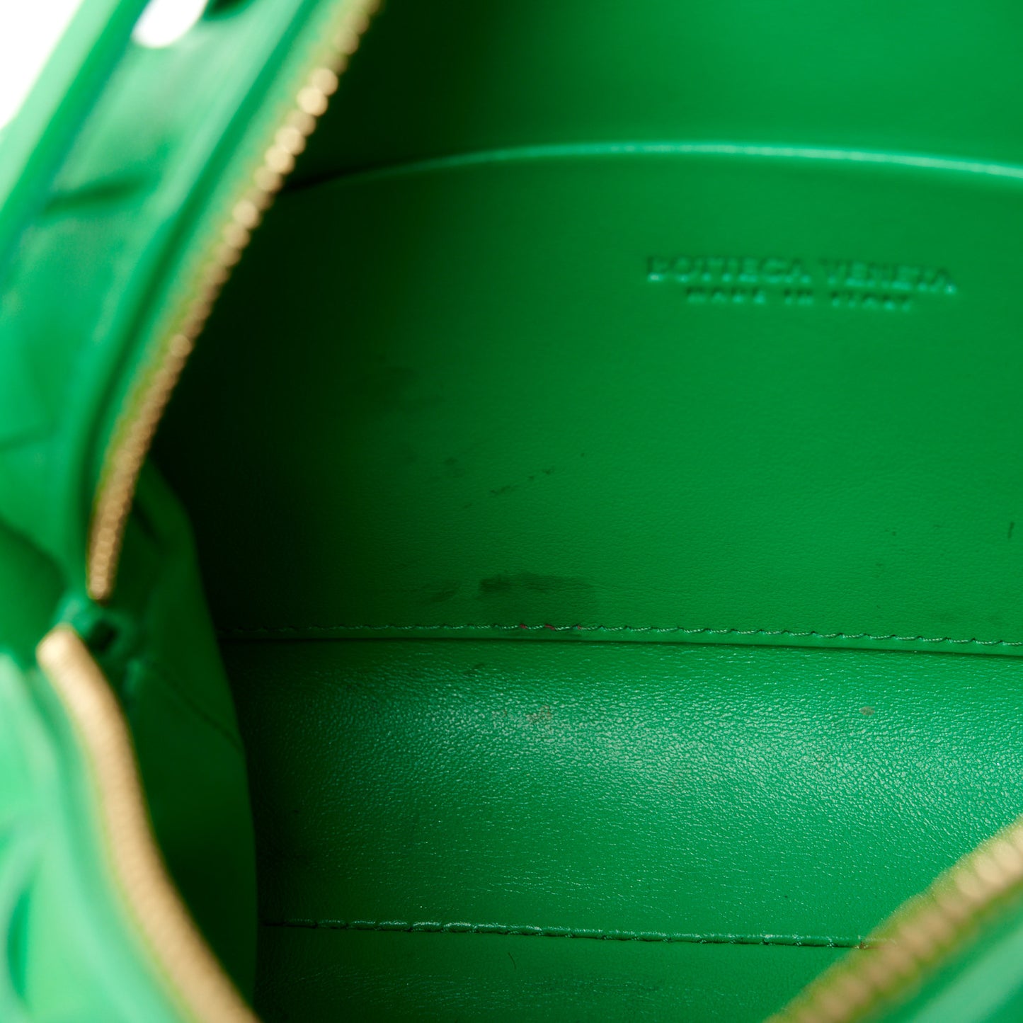 Nappa Intrecciato Mini Loop Camera Bag Parakeet