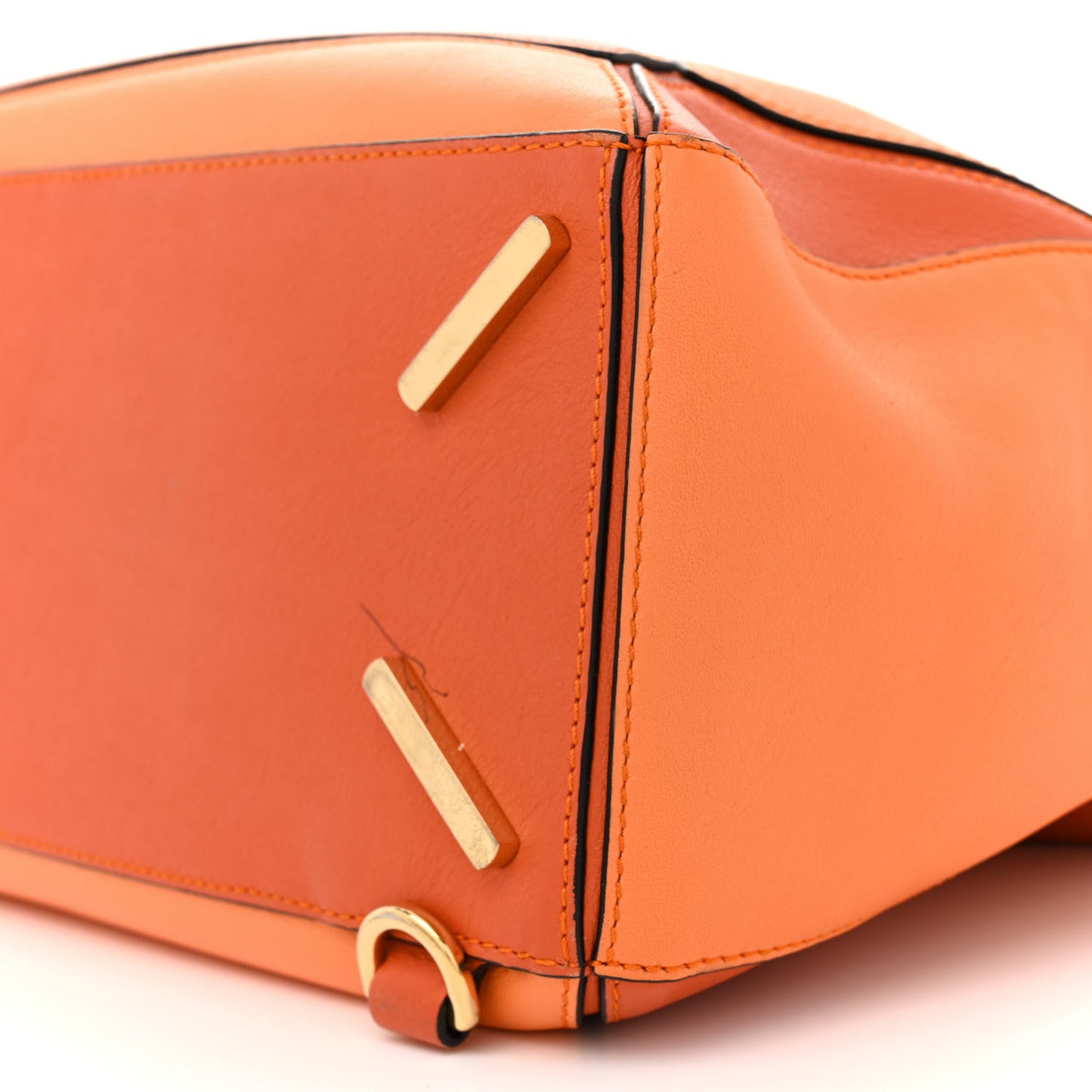 Calfskin Medium Puzzle Bag Spice Orange Pumpkin