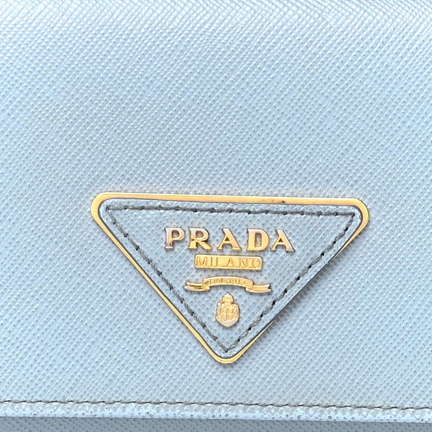 Saffiano Triangle Continental Flap Wallet Astrale