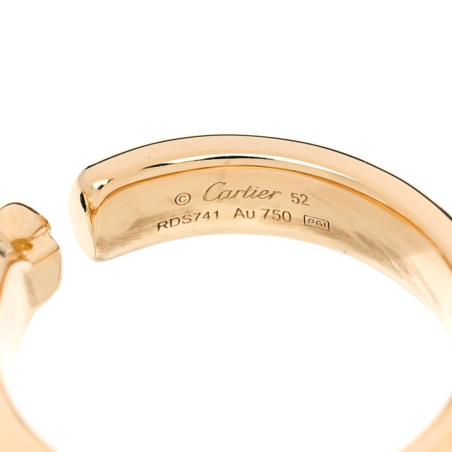 18K Yellow Gold Tsavorite Onyx 7mm Panthere De Cartier Ring 52 6
