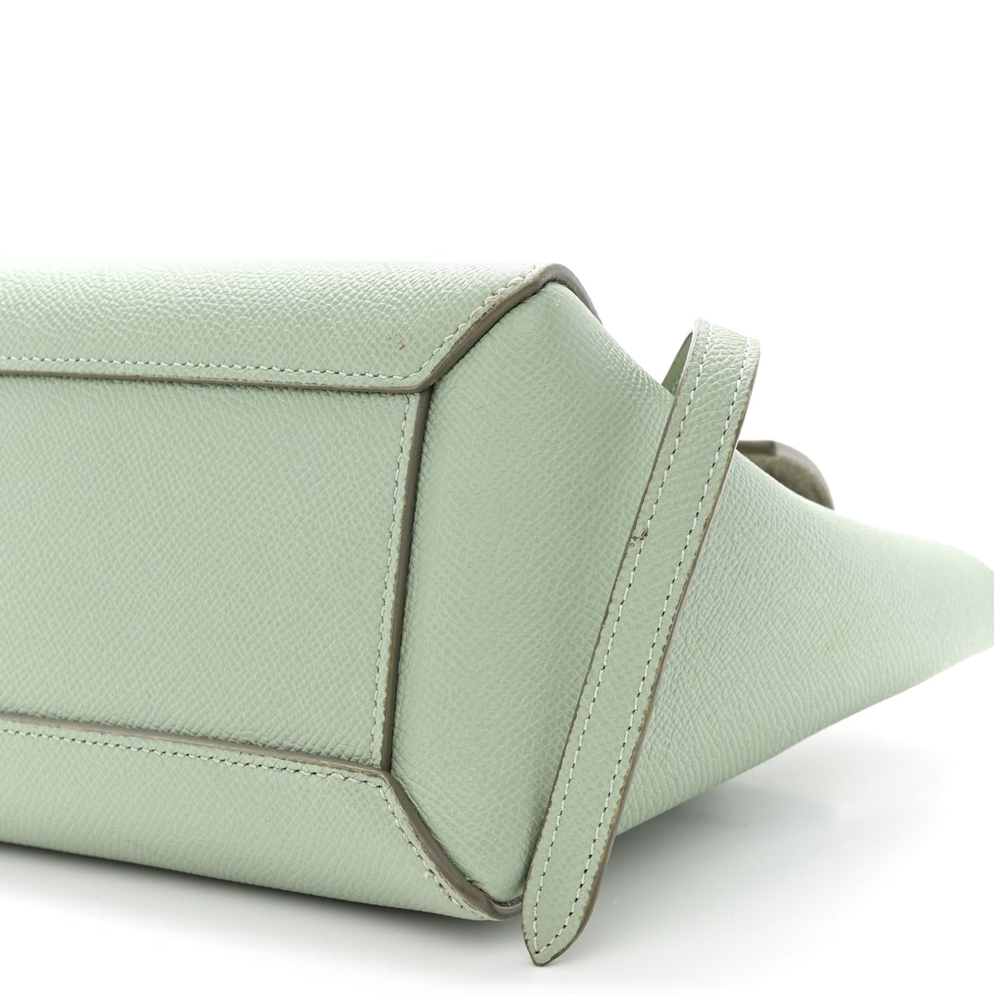 Grained Calfskin Nano Belt Bag Jade
