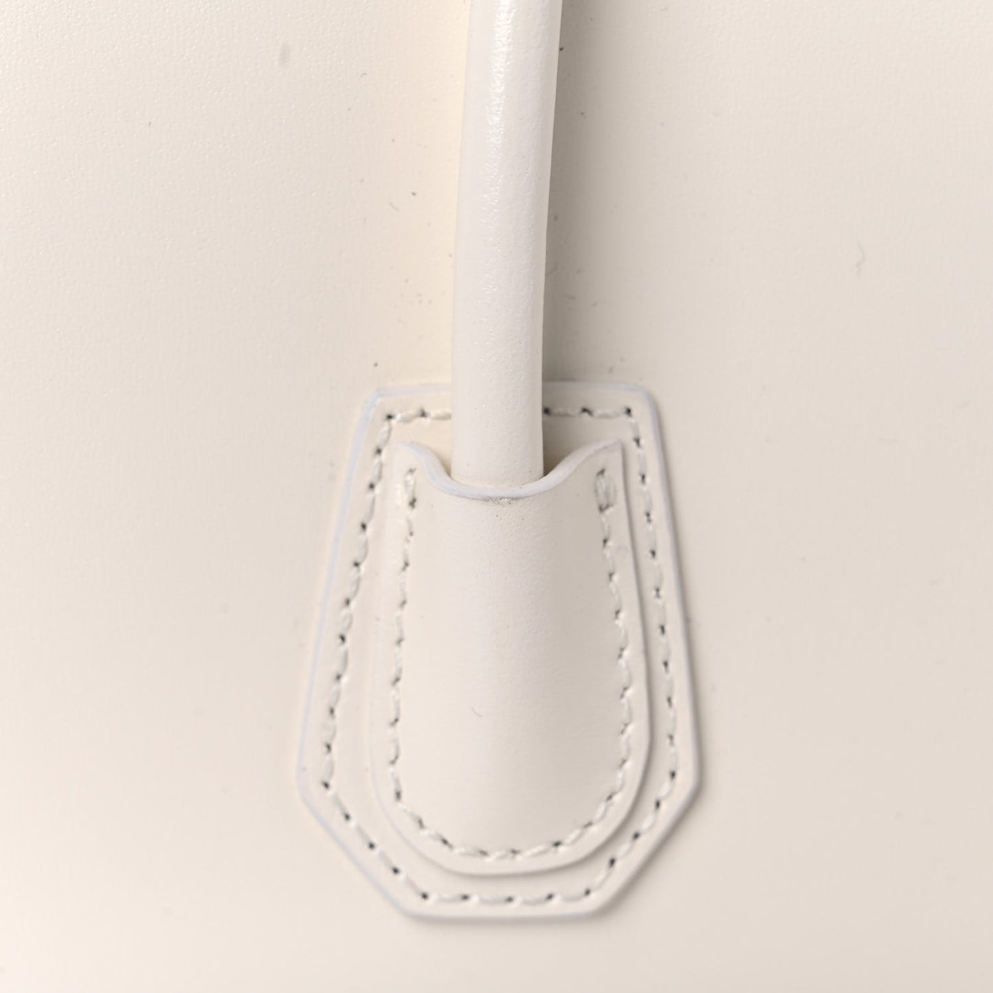 Box Calfskin Mini Lock Antigona Shoulder Bag White