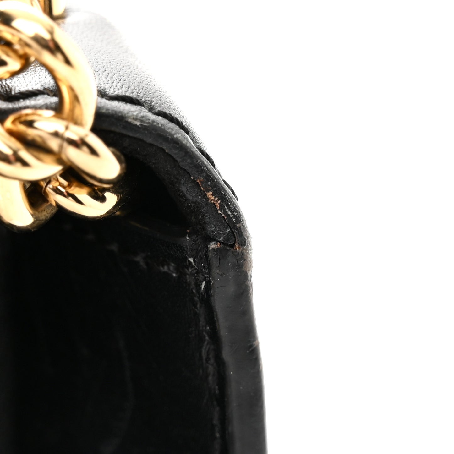 Calfskin Chain Louise MM Black