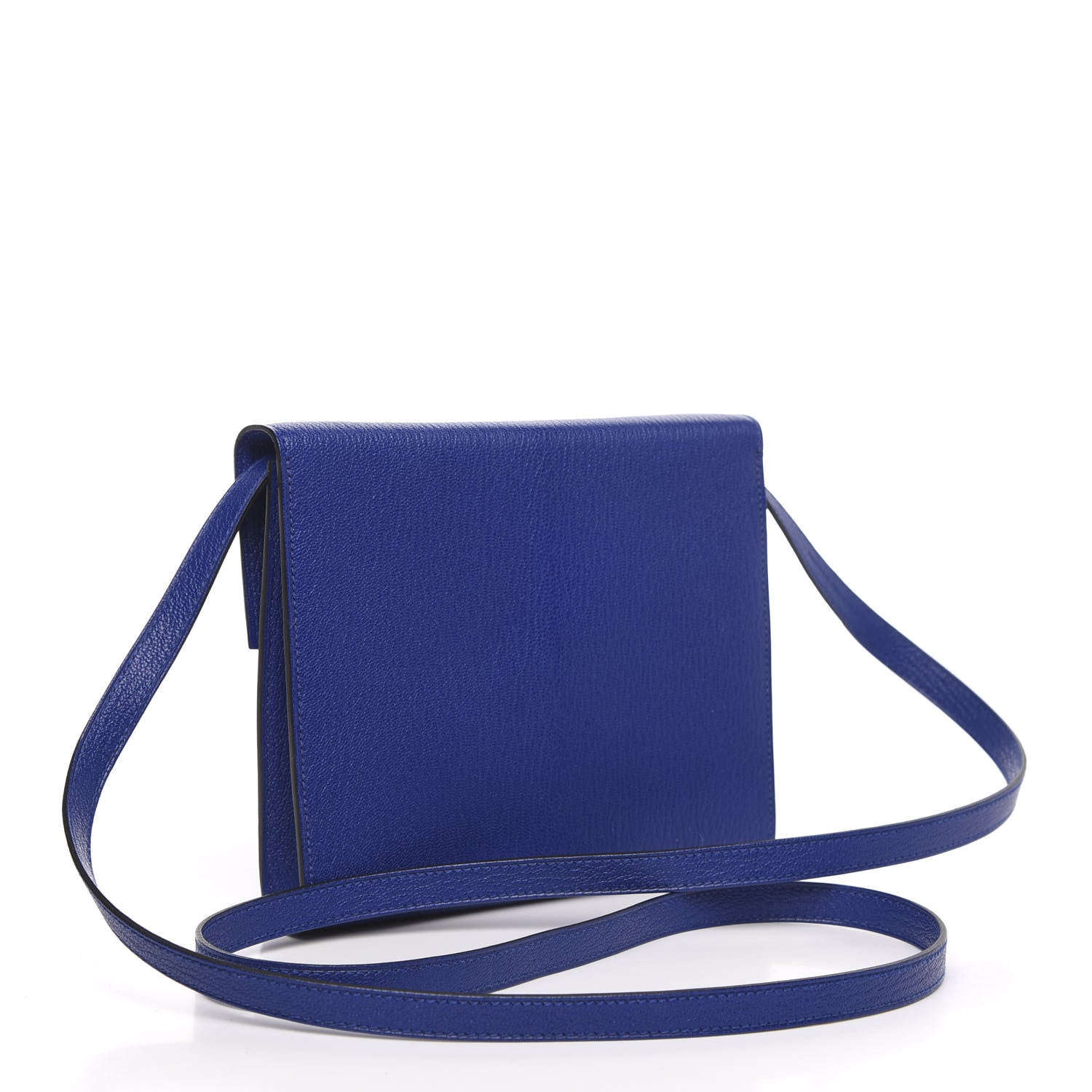 Hermes Chevre Mysore Clic 16 Wallet Bleu Electrique 3 of 9