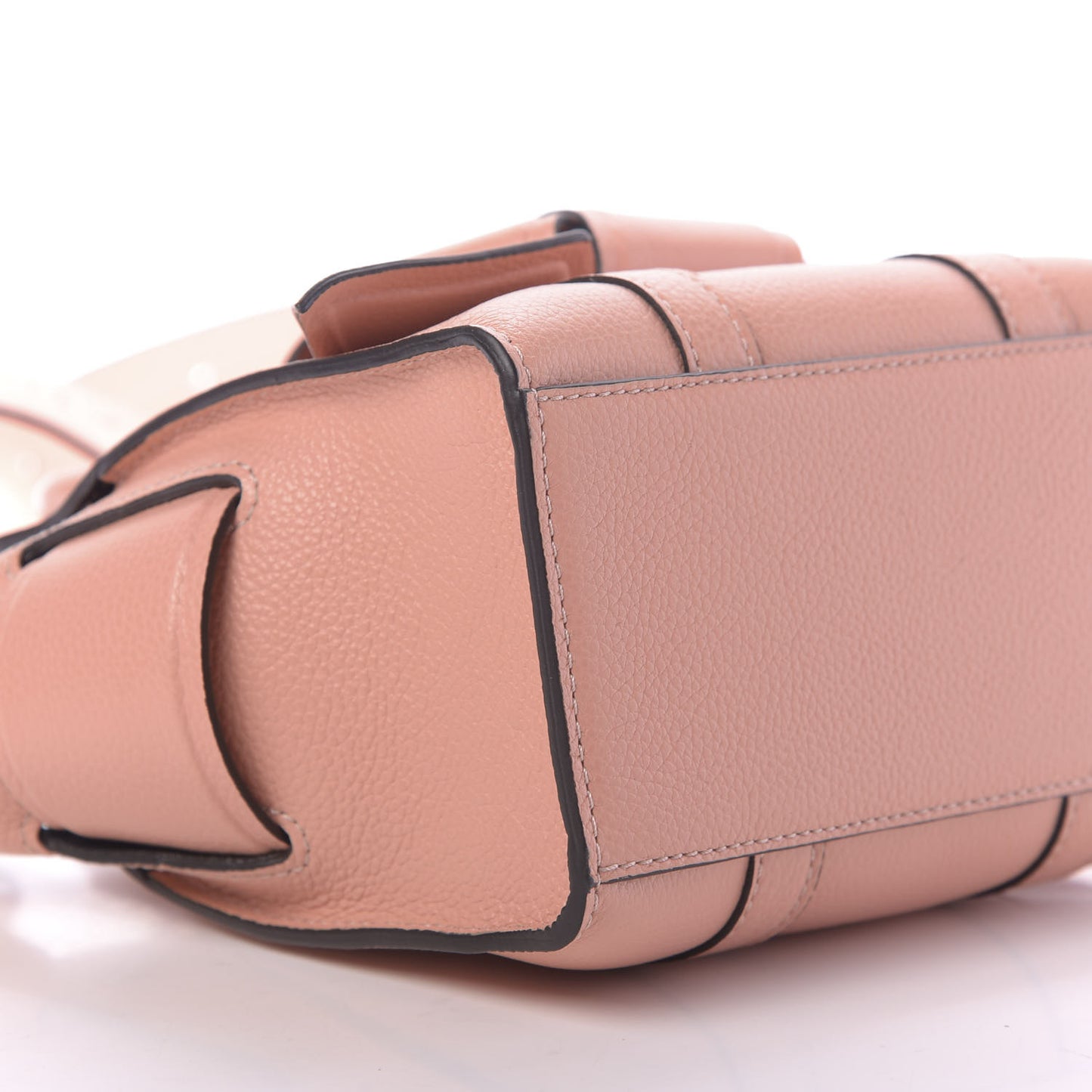 x ACNE STUDIOS Grained Calfskin Musubi Bayswater Satchel Pink