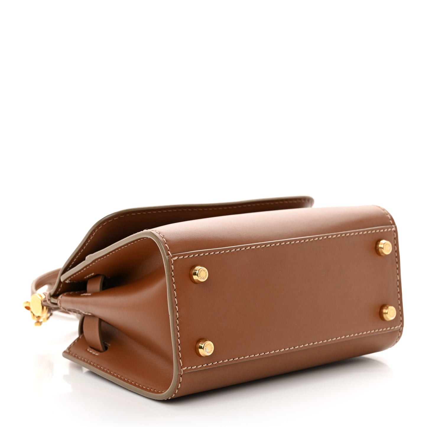 Vitello Morbido Mini Sicily 58 Bag Tan