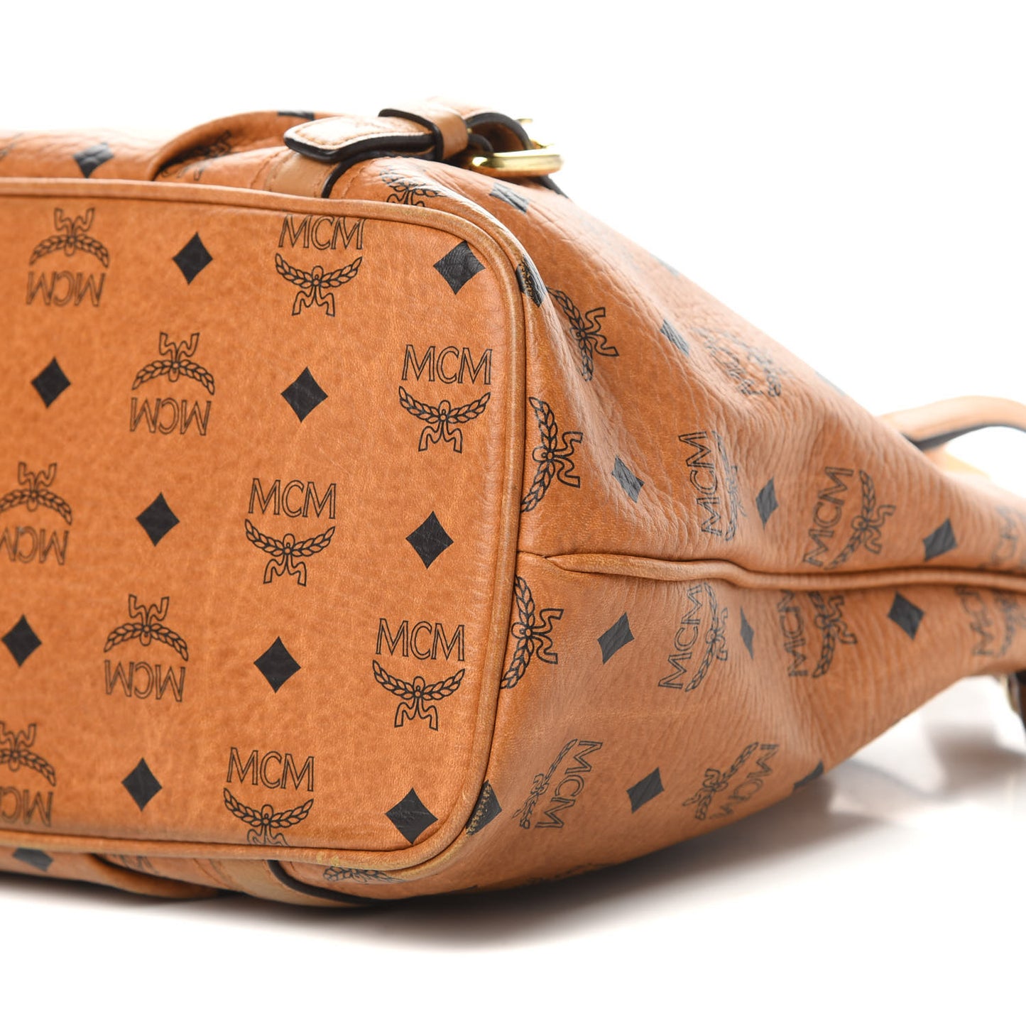 Visetos Medium Essentials Shopper Tote Cognac