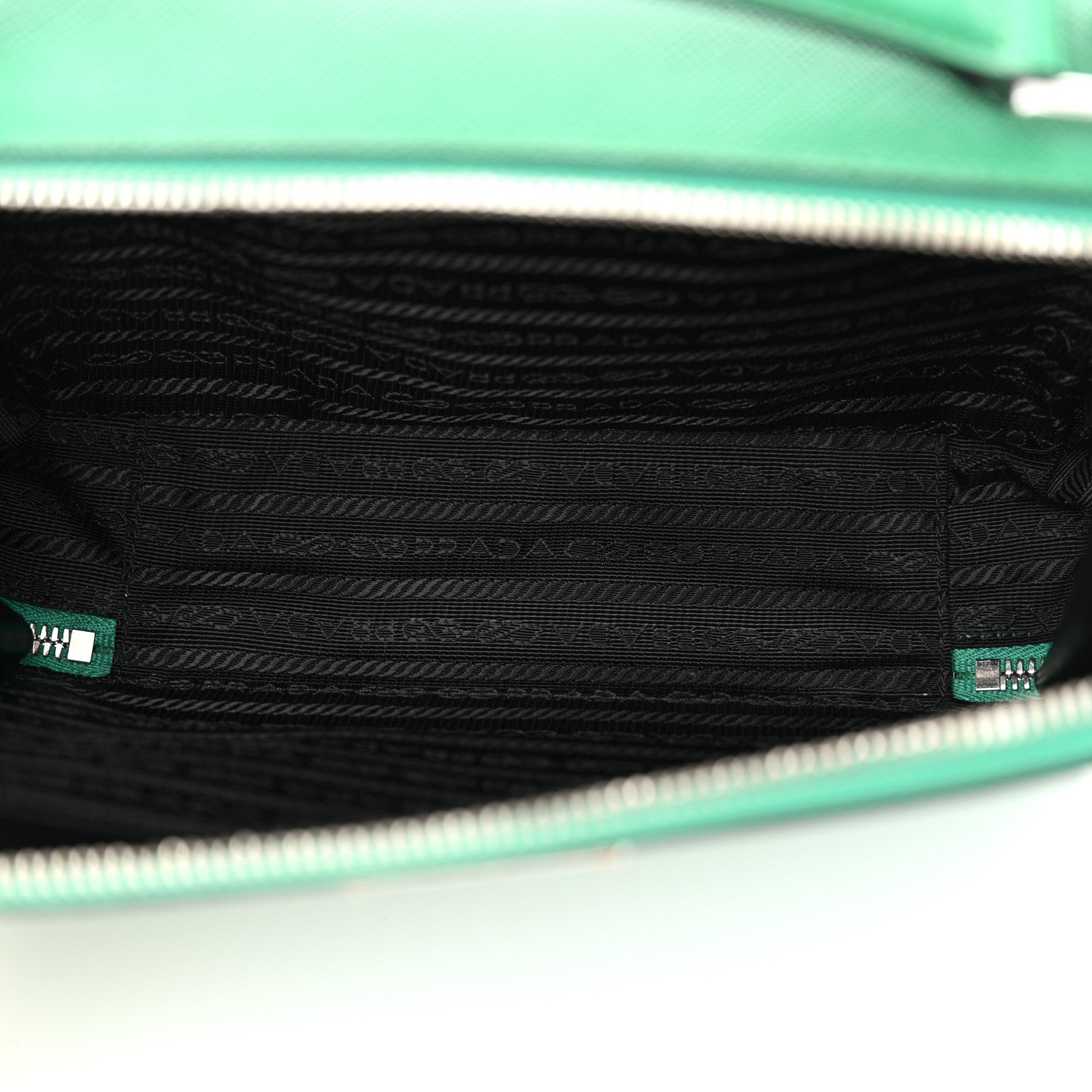 Prada Saffiano Travel Medium Brique Crossbody Bag Mango 5 of 11