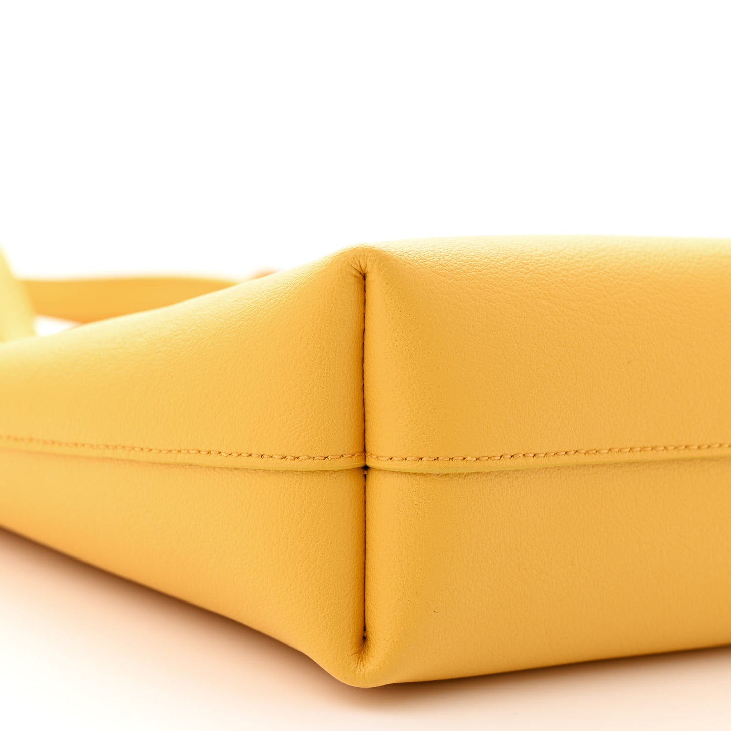 Calfskin Toy Shopping Tote Yellow