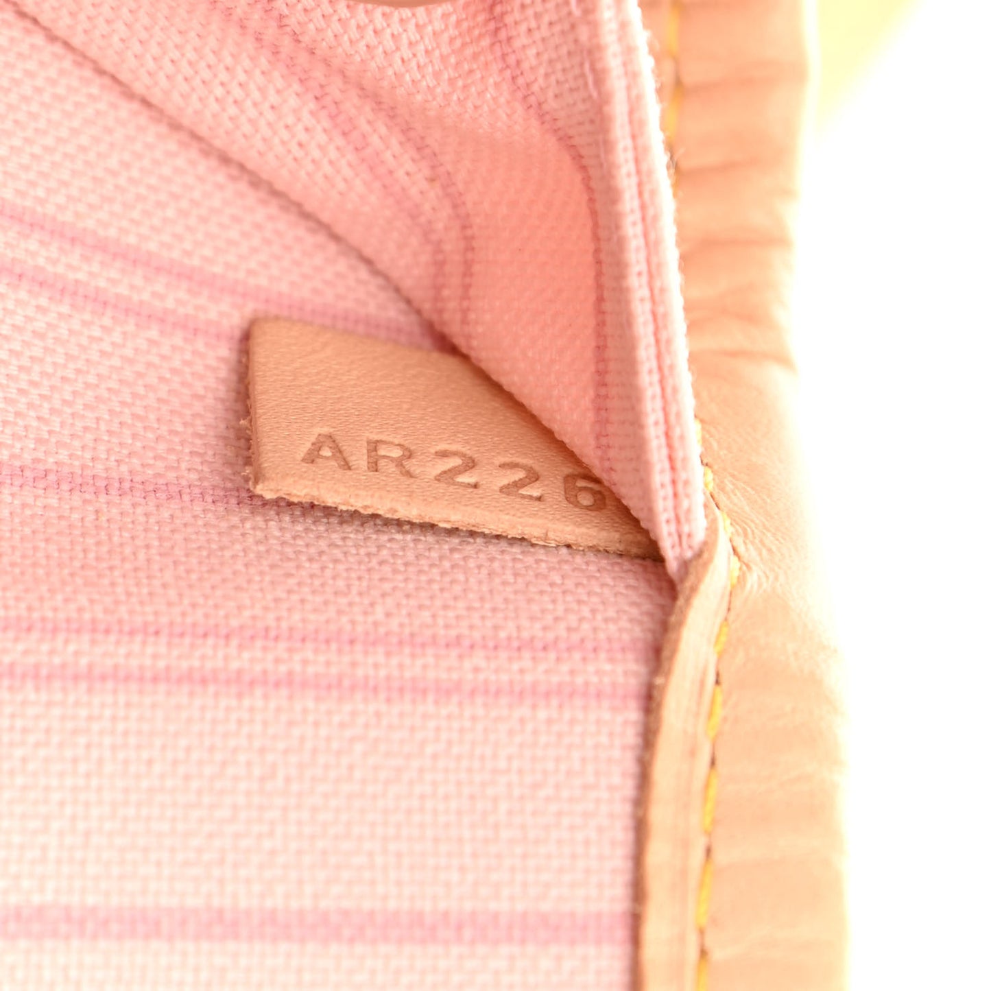 Damier Azur Neo Neverfull MM Rose Ballerine