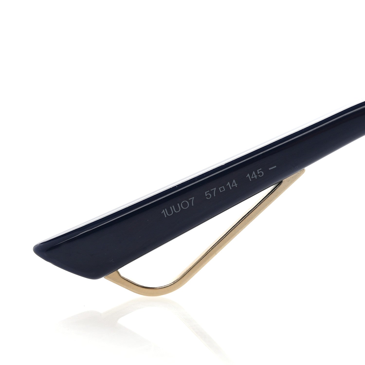 Christian Dior Technologic Sunglasses Gold Blue 9 of 10