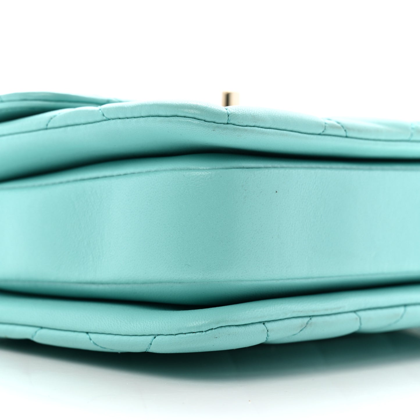 Lambskin Quilted Small Trendy CC Dual Handle Flap Bag Blue