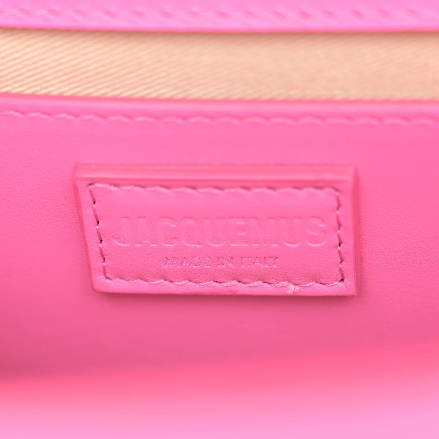 Jacquemus Smooth Calfskin Le Bambinou Pink 6 of 15