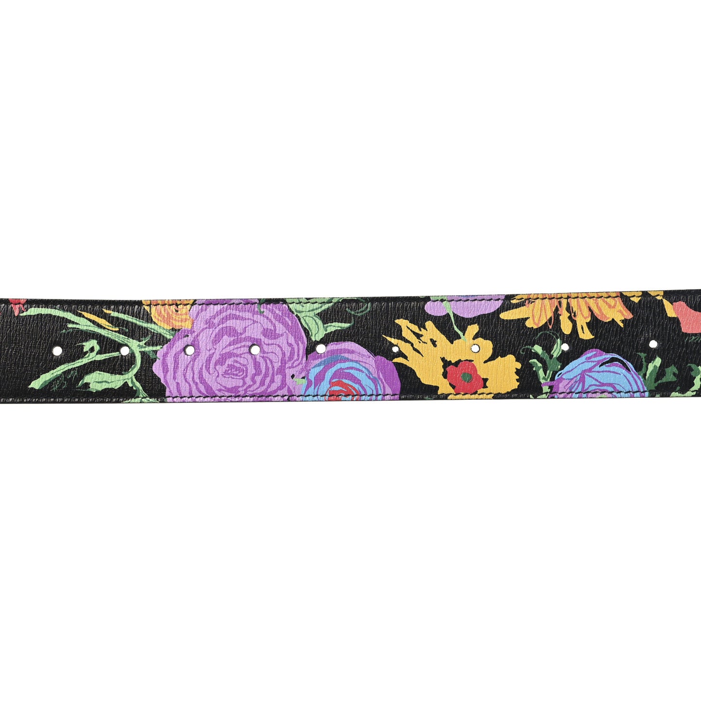 x Ken Scott Calfskin Double G 40mm Belt 100 40 Black Multicolor