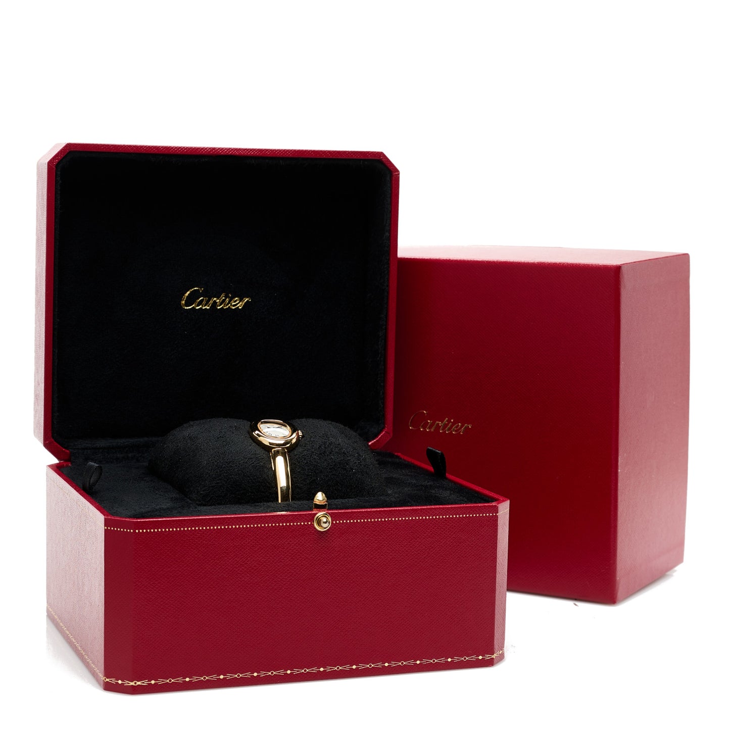 18K Yellow Gold 19mm Baignoire Quartz Watch