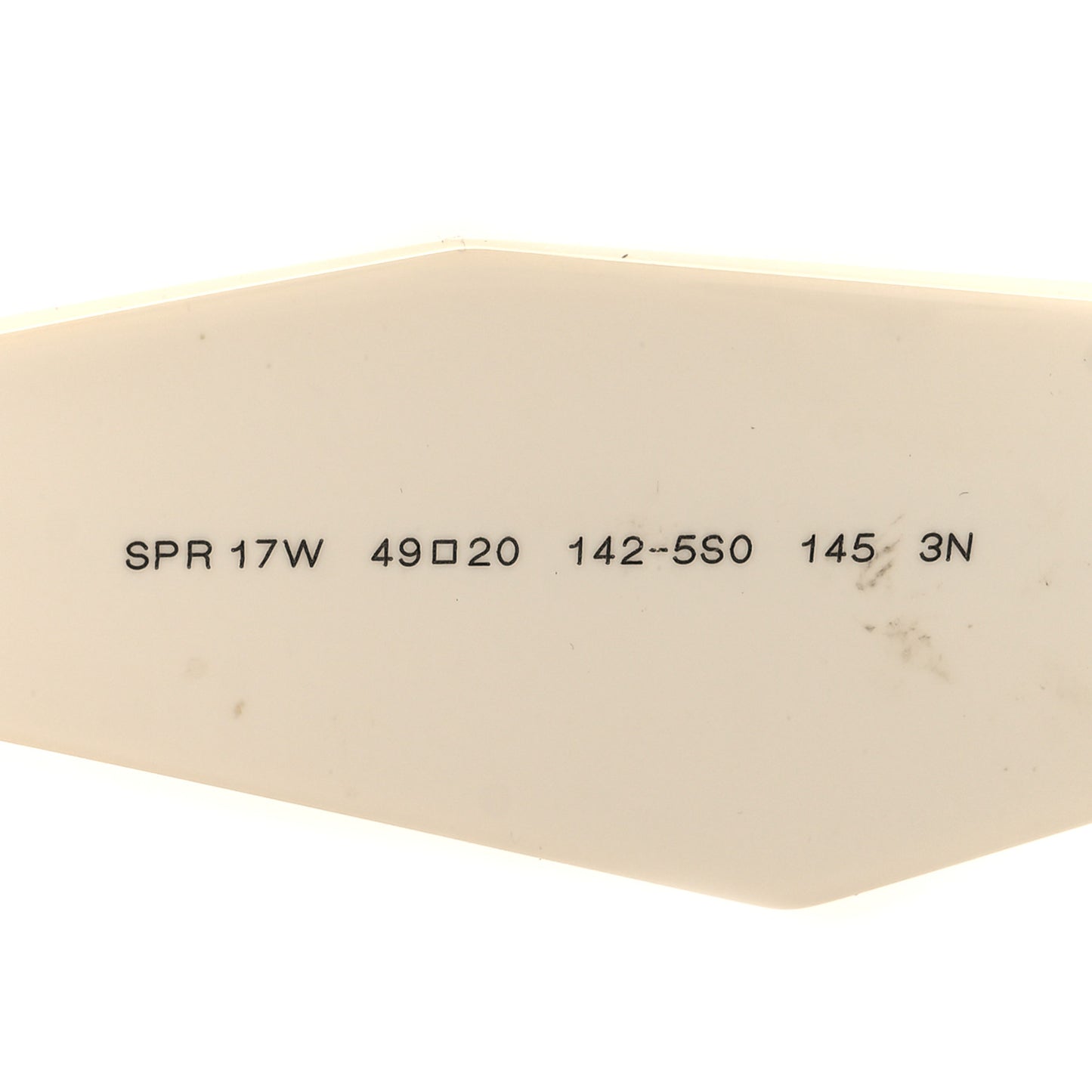 Acetate Symbole Sunglasses SPR 17W White