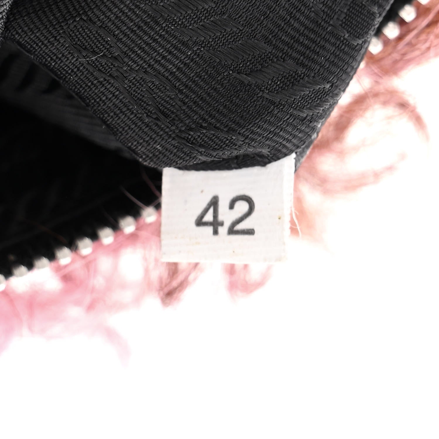 Prada Montone Shearling Chain Bag Begonia Cammello 7 of 11