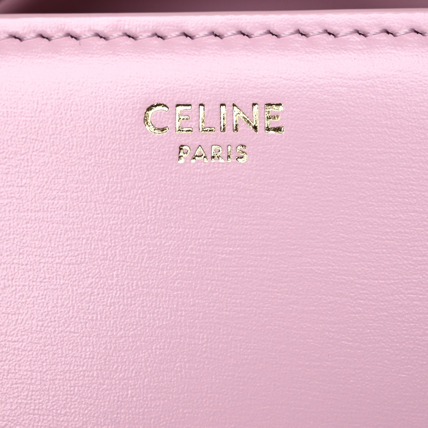 Celine Shiny Calfskin Teen Triomphe Pastel Pink 6 of 10