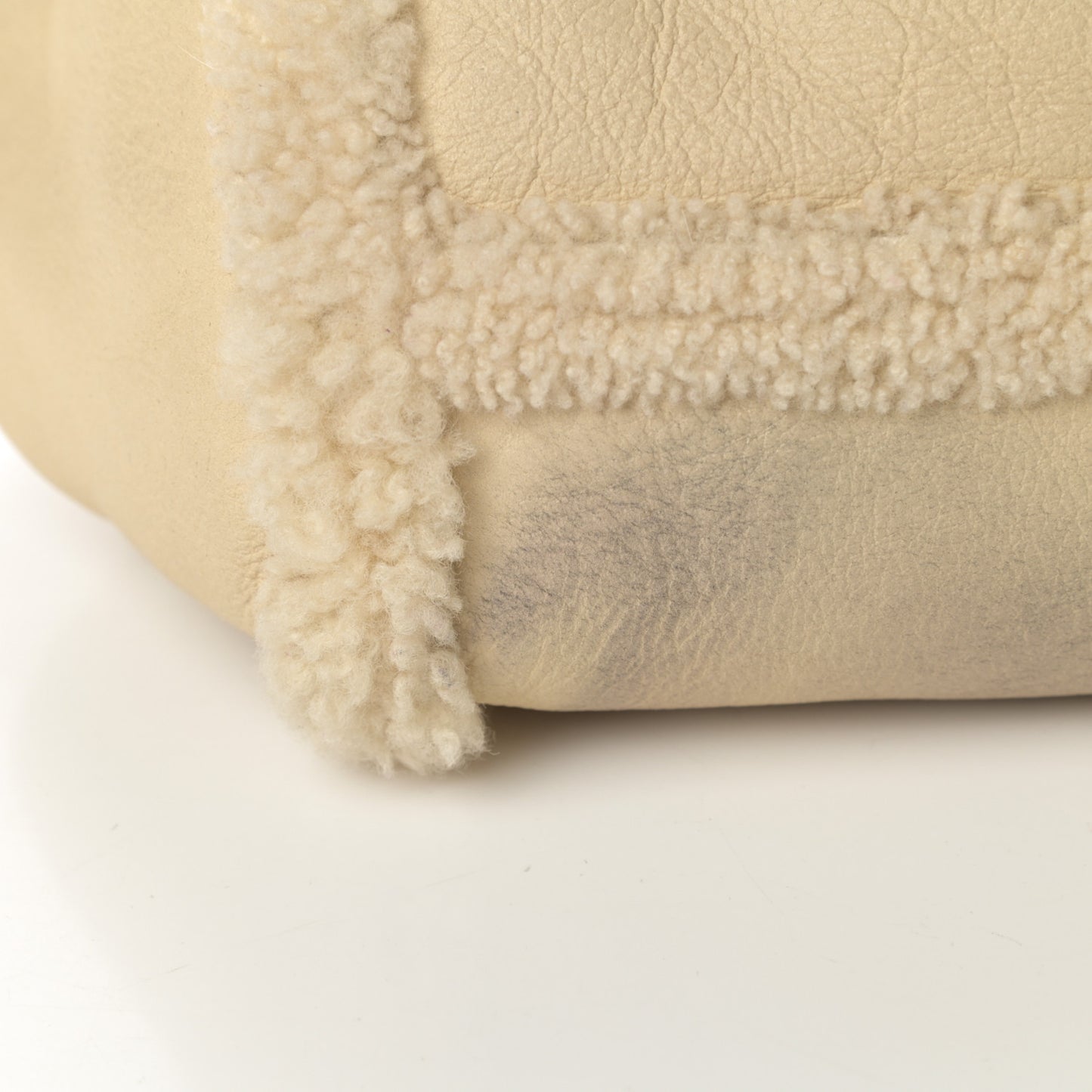 Shearling Medium Nolita Shoulder Bag Natural