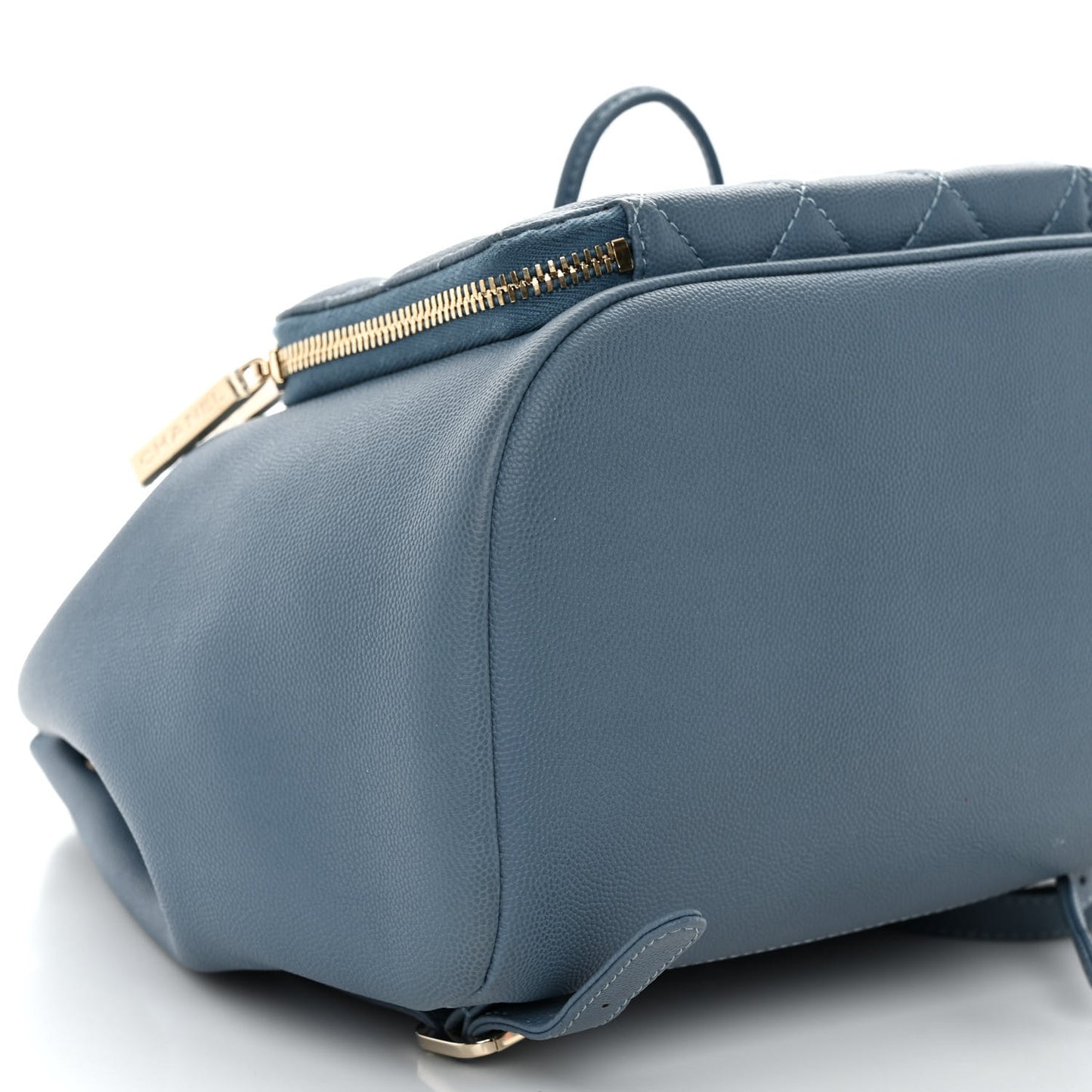 Caviar Quilted Business Affinity Backpack Blue