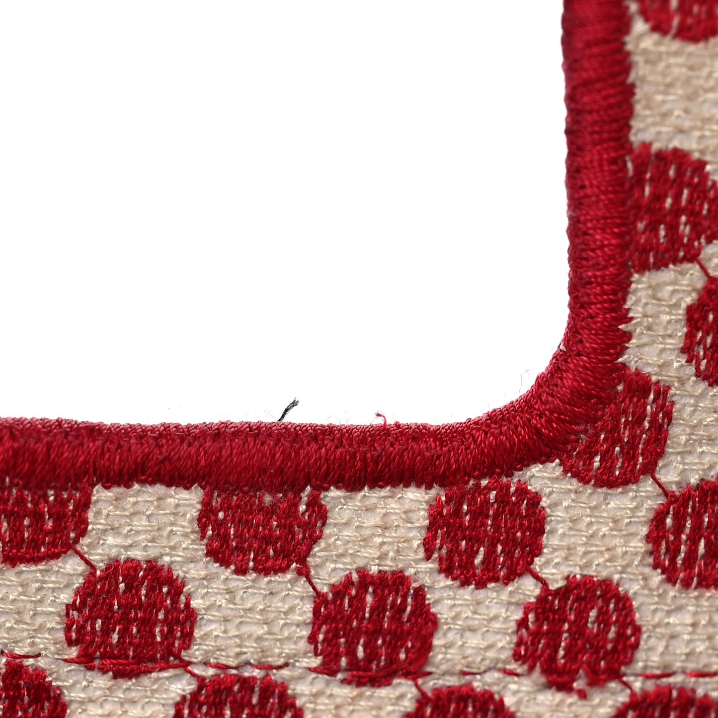 Canvas DiorAmour Dots Mini Book Tote Red