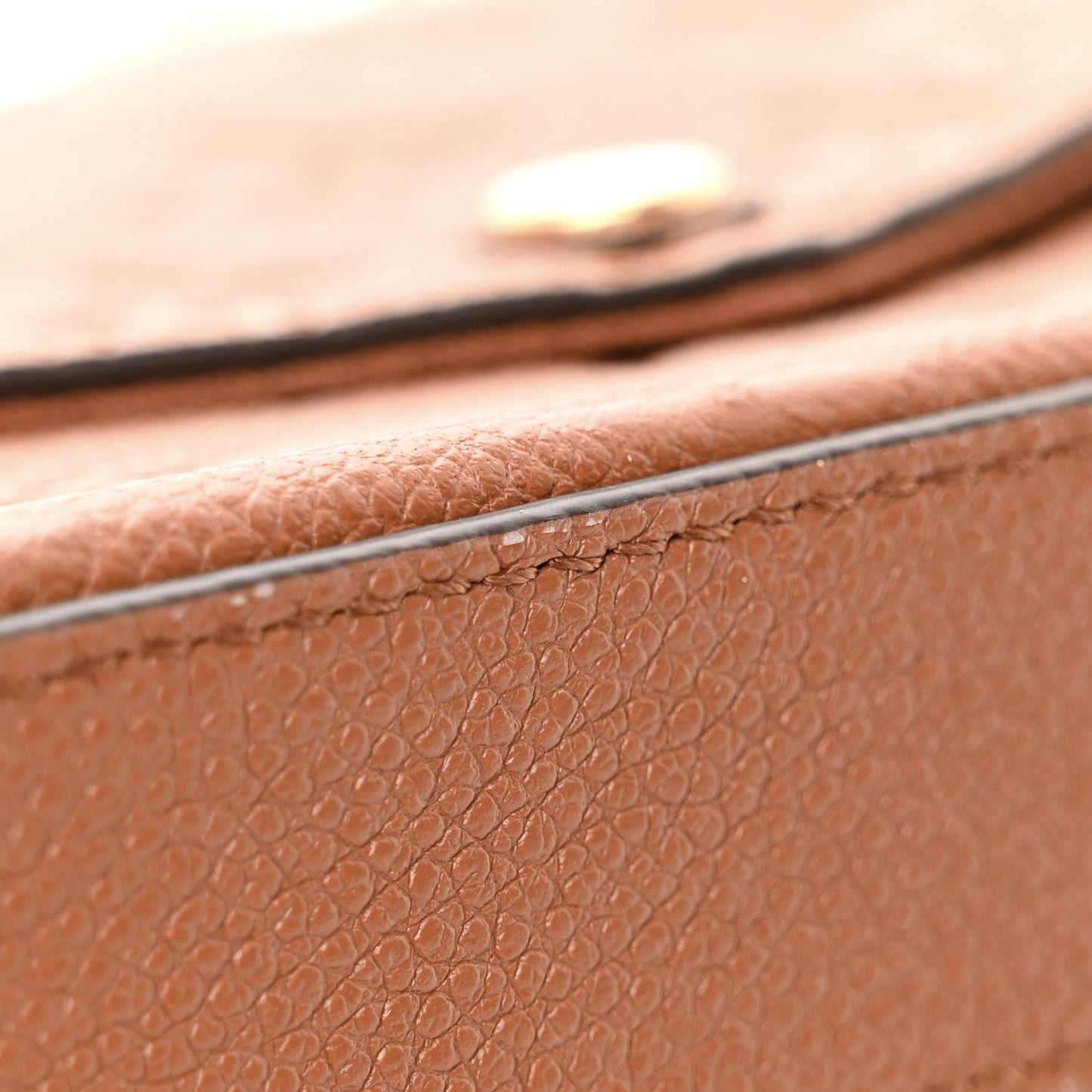 Empreinte Pochette Felicie Chain Wallet Cognac