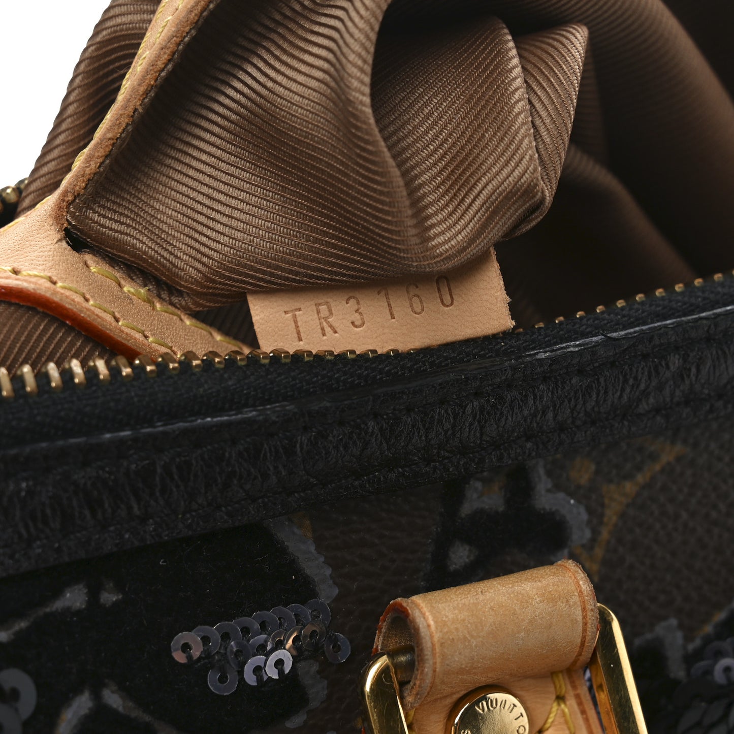 Monogram Fleur De Jais Sequins Speedy 30