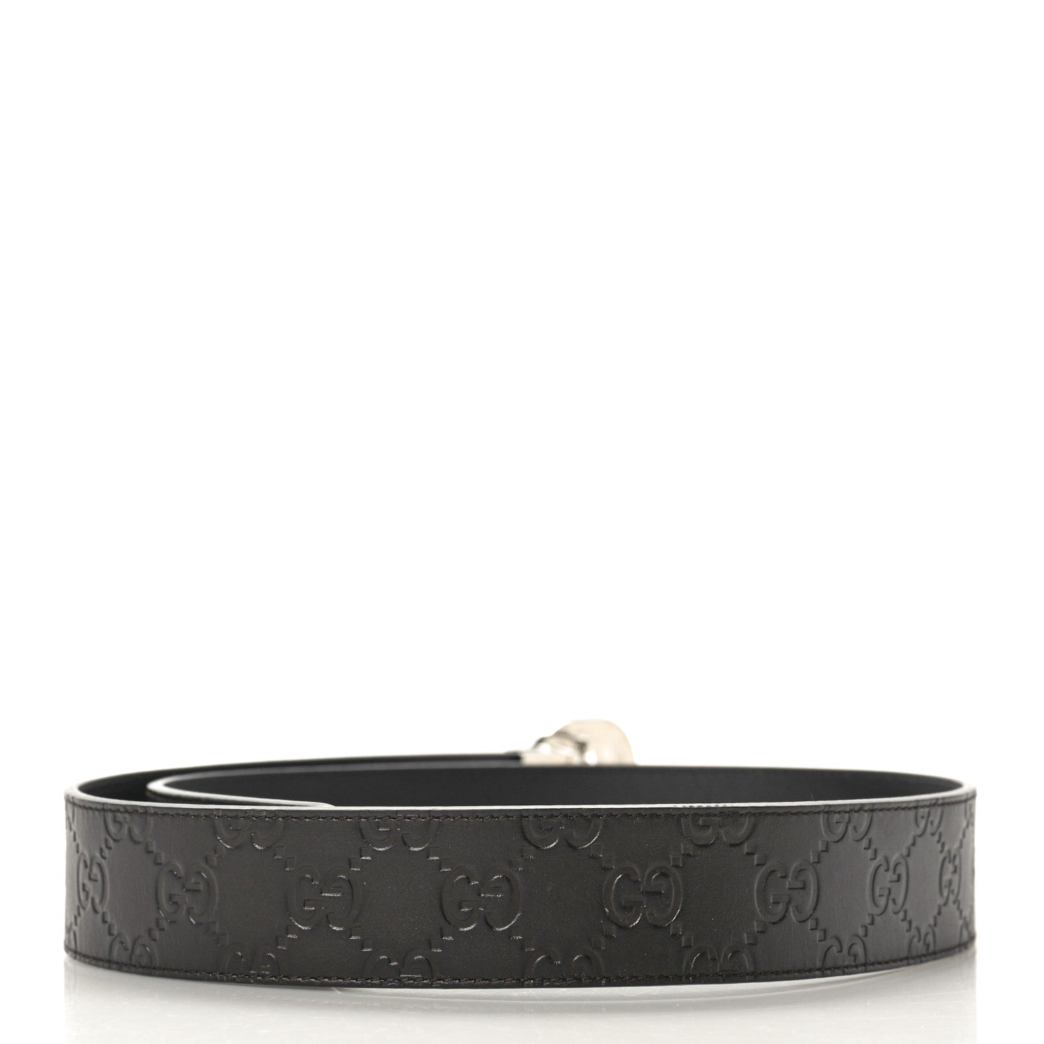 Gucci Guccissima Interlocking G 40mm Belt 85 34 Cocoa 2 of 4