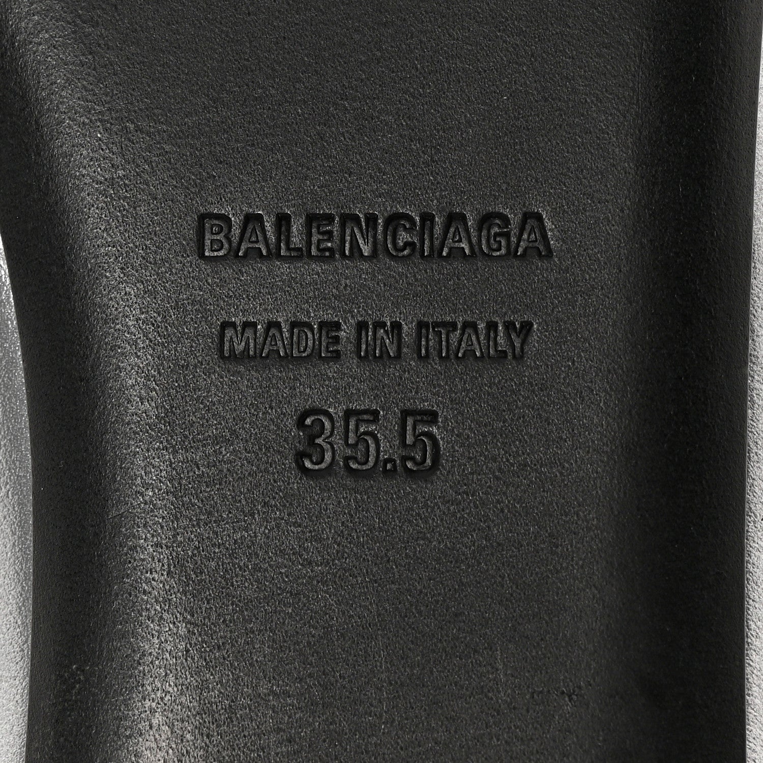 Balenciaga Metallic Calfskin BB Knife Pointy Toe Ballerina Flats 35.5 Silver Hardware 7 of 16