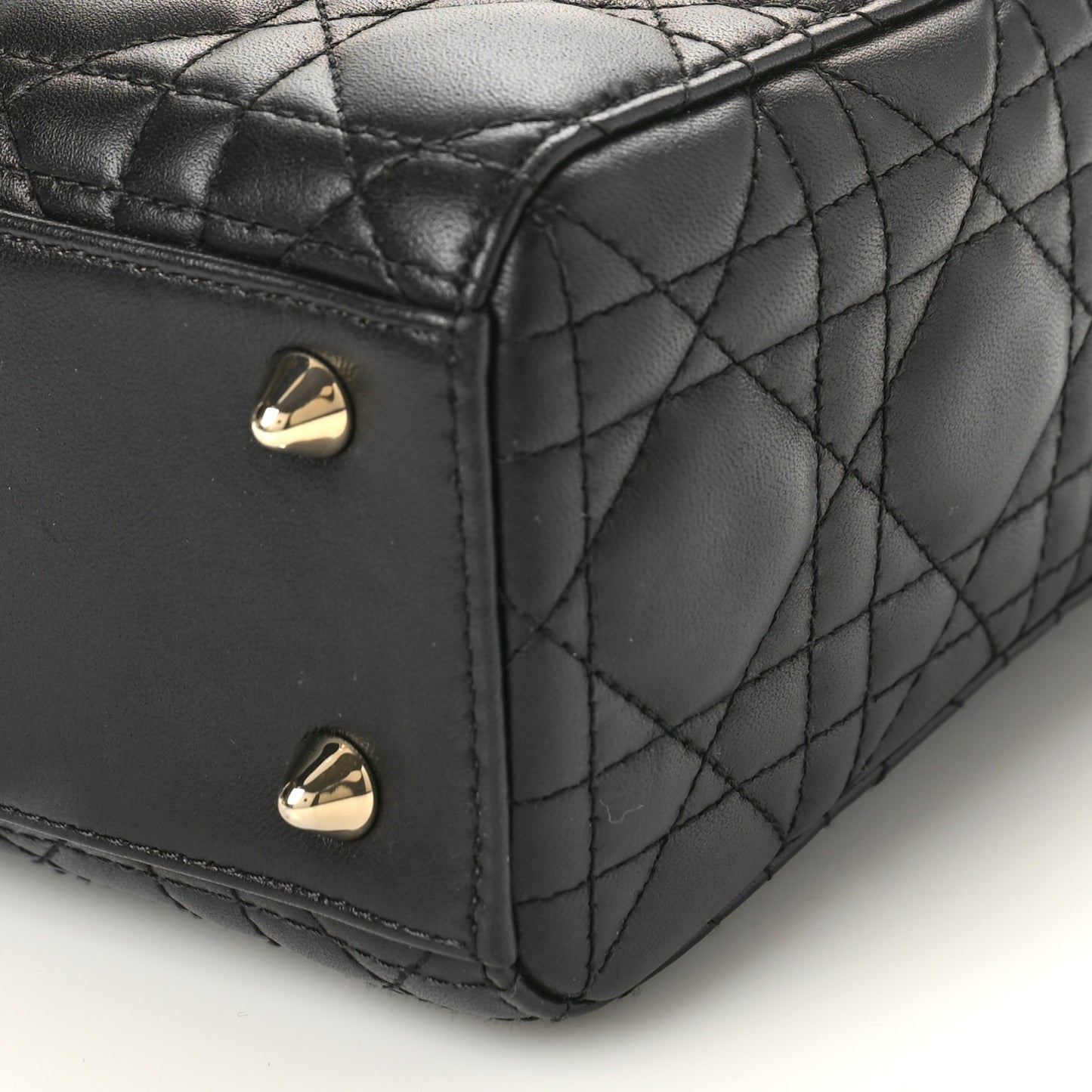 Lambskin Cannage Small My ABCDior Lady Dior Black