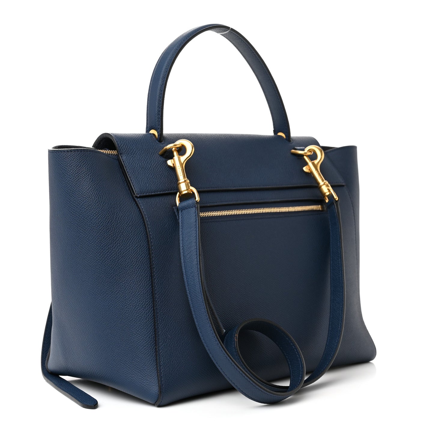Grained Calfskin Mini Belt Bag Deepsea