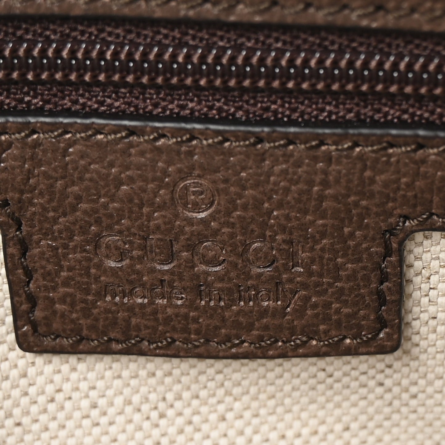 GG Supreme Monogram Web Ophidia GG Toiletry Case Beige New Acero