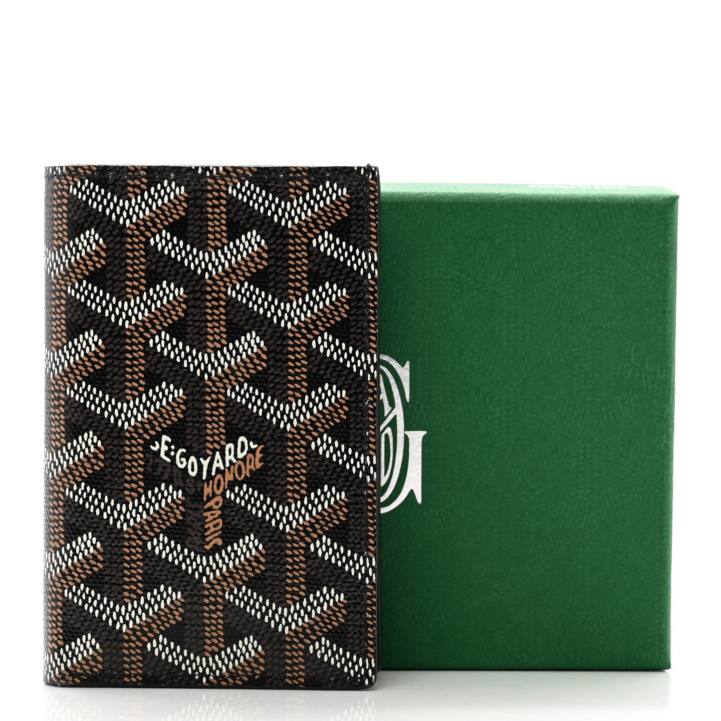 Goyardine Saint Pierre Card Holder Black