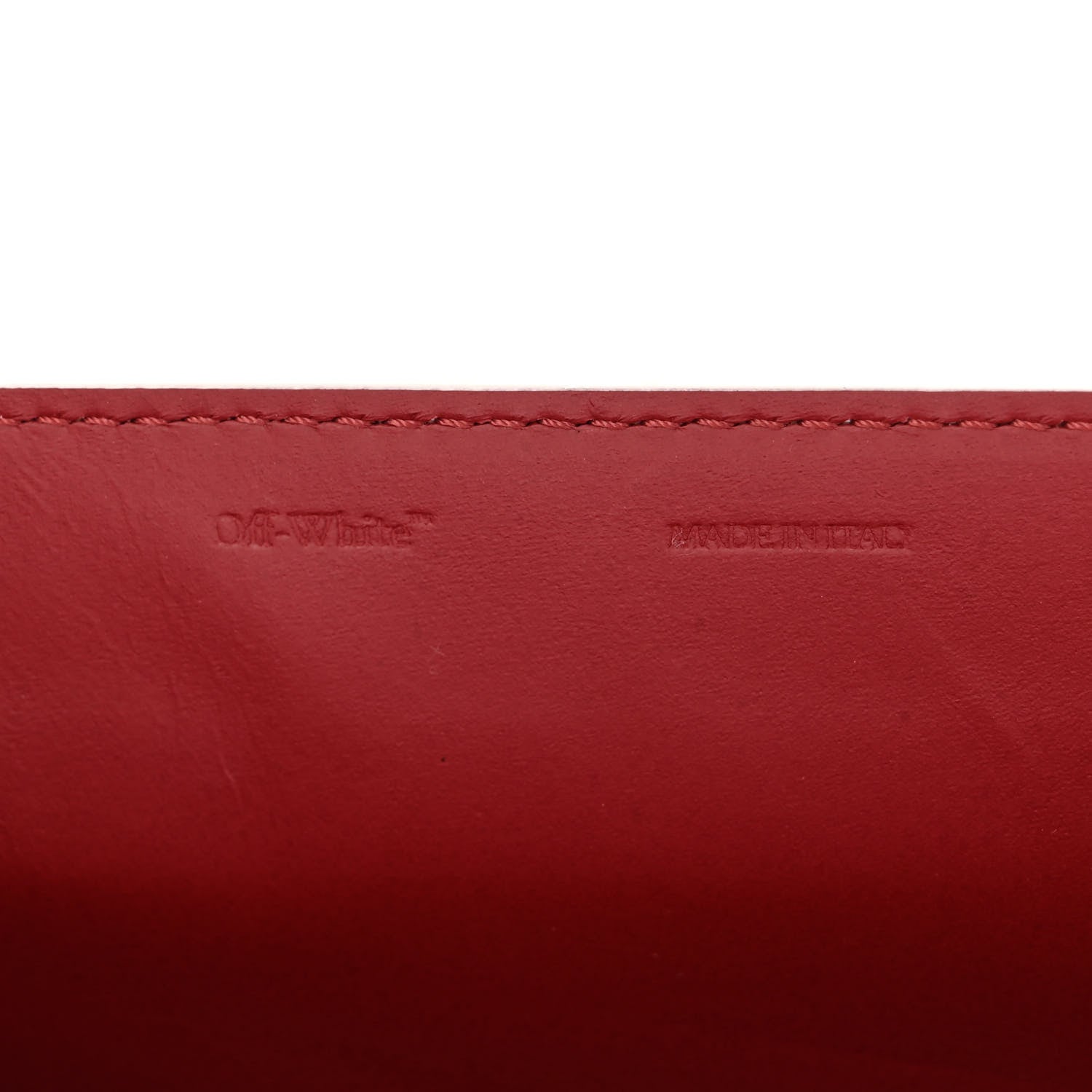 Off-White Calfskin Jitney Bag White 6 of 15