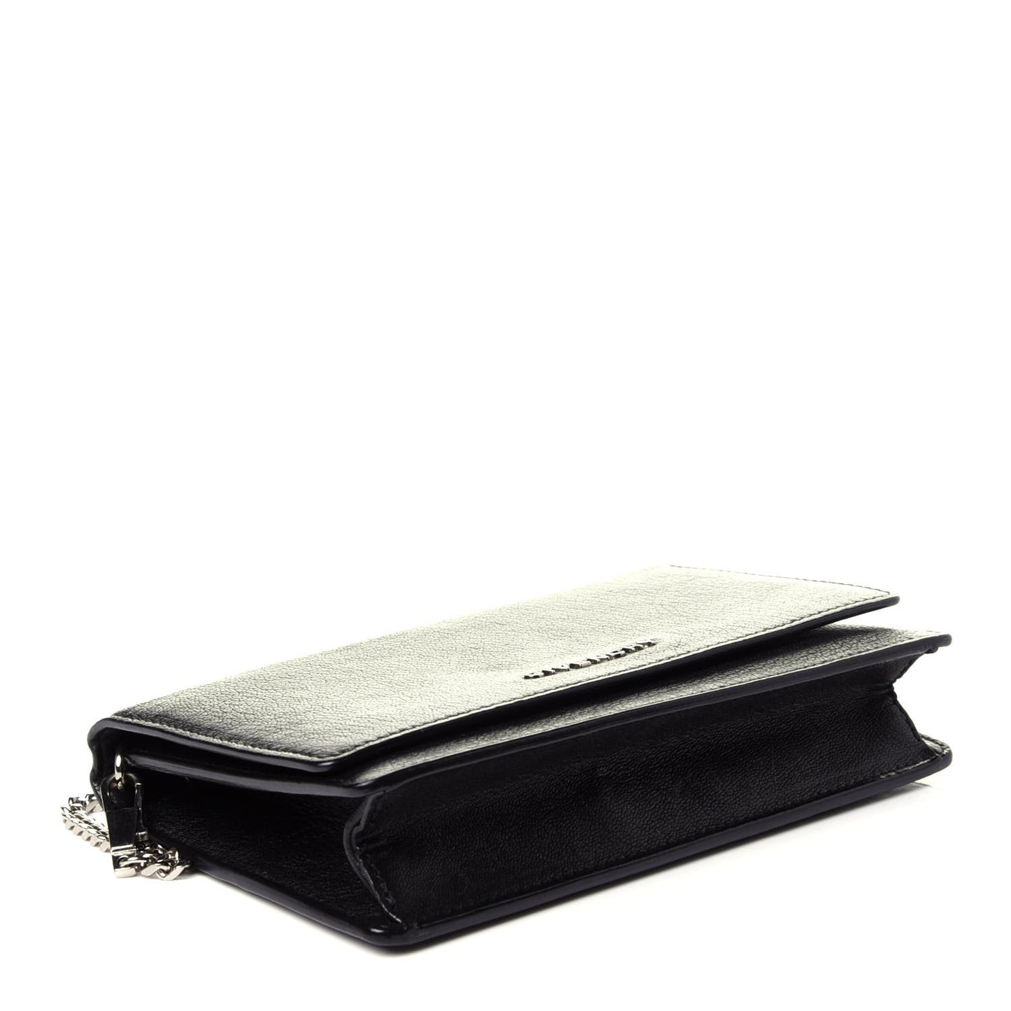 Sugar Goatskin Pandora Chain Wallet Black