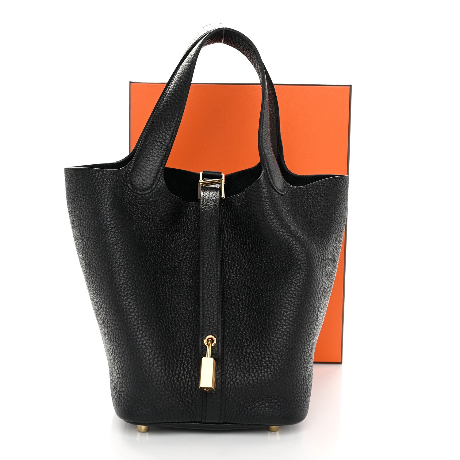 Hermes Taurillon Clemence Picotin Lock 18 PM Black 11 of 11
