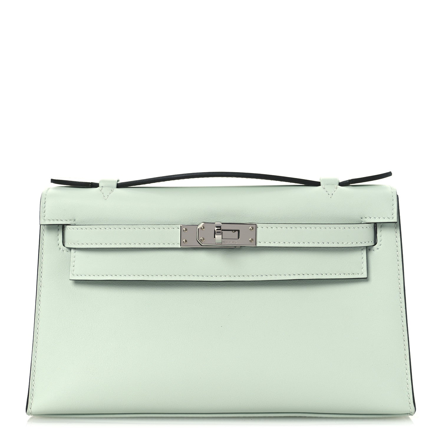 Hermes Swift Kelly Pochette Clutch Vert Peppermint 1 of 11