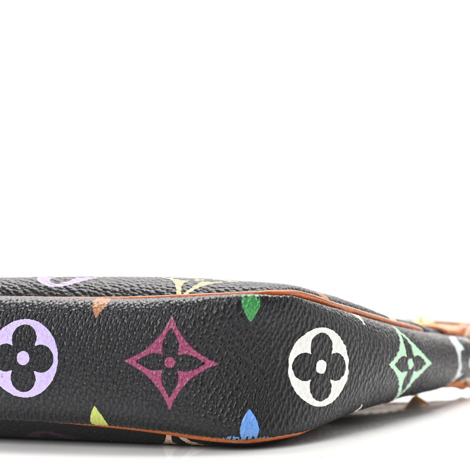 Louis Vuitton Monogram Multicolor Pochette Accessories Black 9 of 10