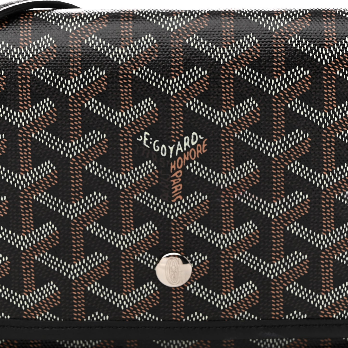 Goyardine Plumet Wallet Clutch Black