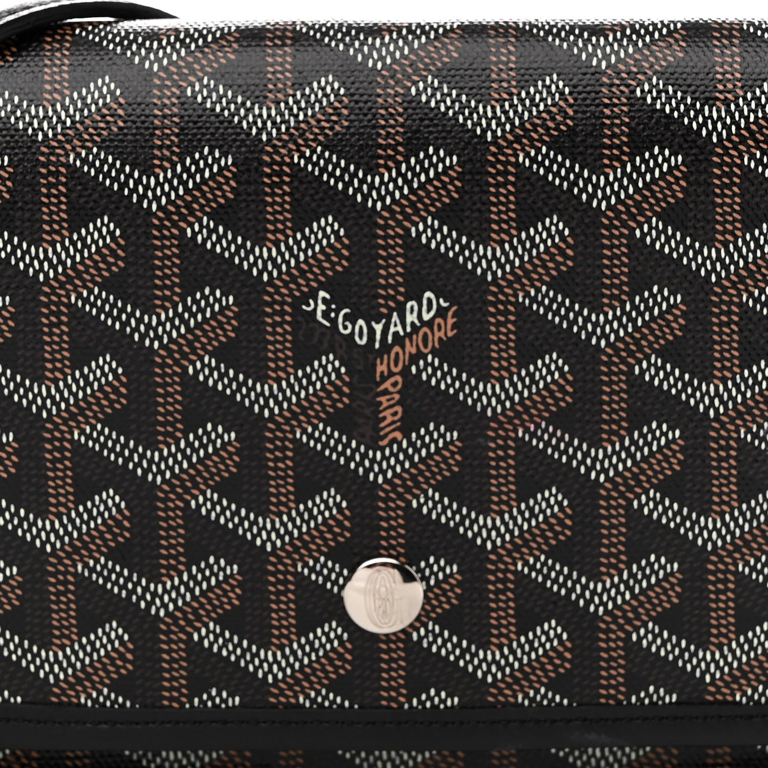 Goyard Goyardine Plumet Wallet Clutch Black 9 of 11