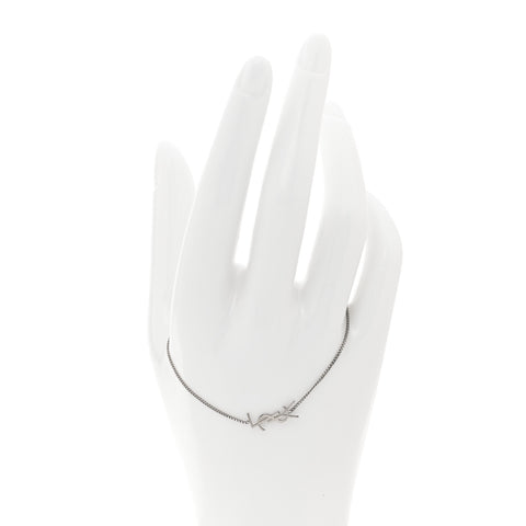 Monogram Charm Bracelet Silver