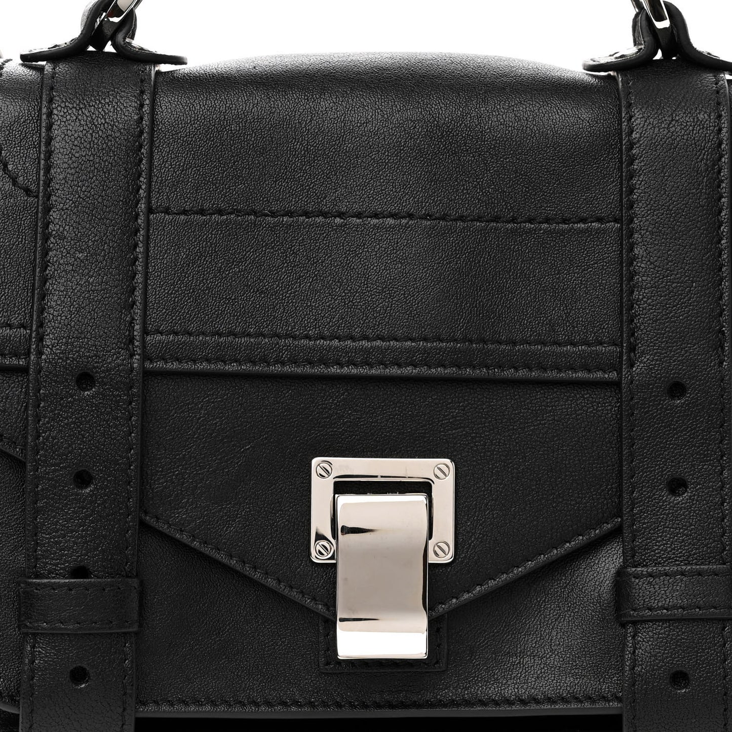 Lambskin Tiny PS1 Satchel Black