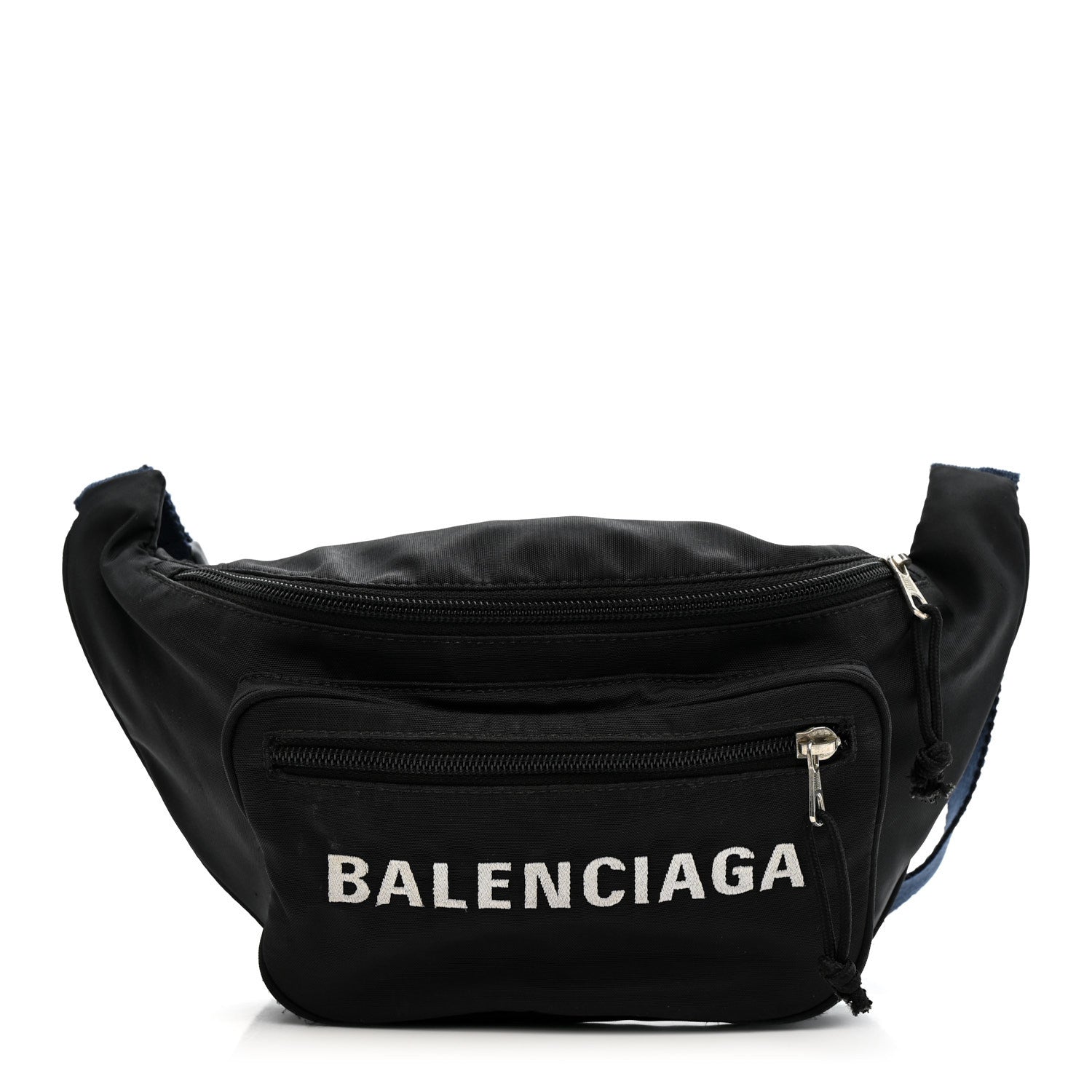 Balenciaga Recycled Sport Nylon Logo Embroidered Wheel Beltpack