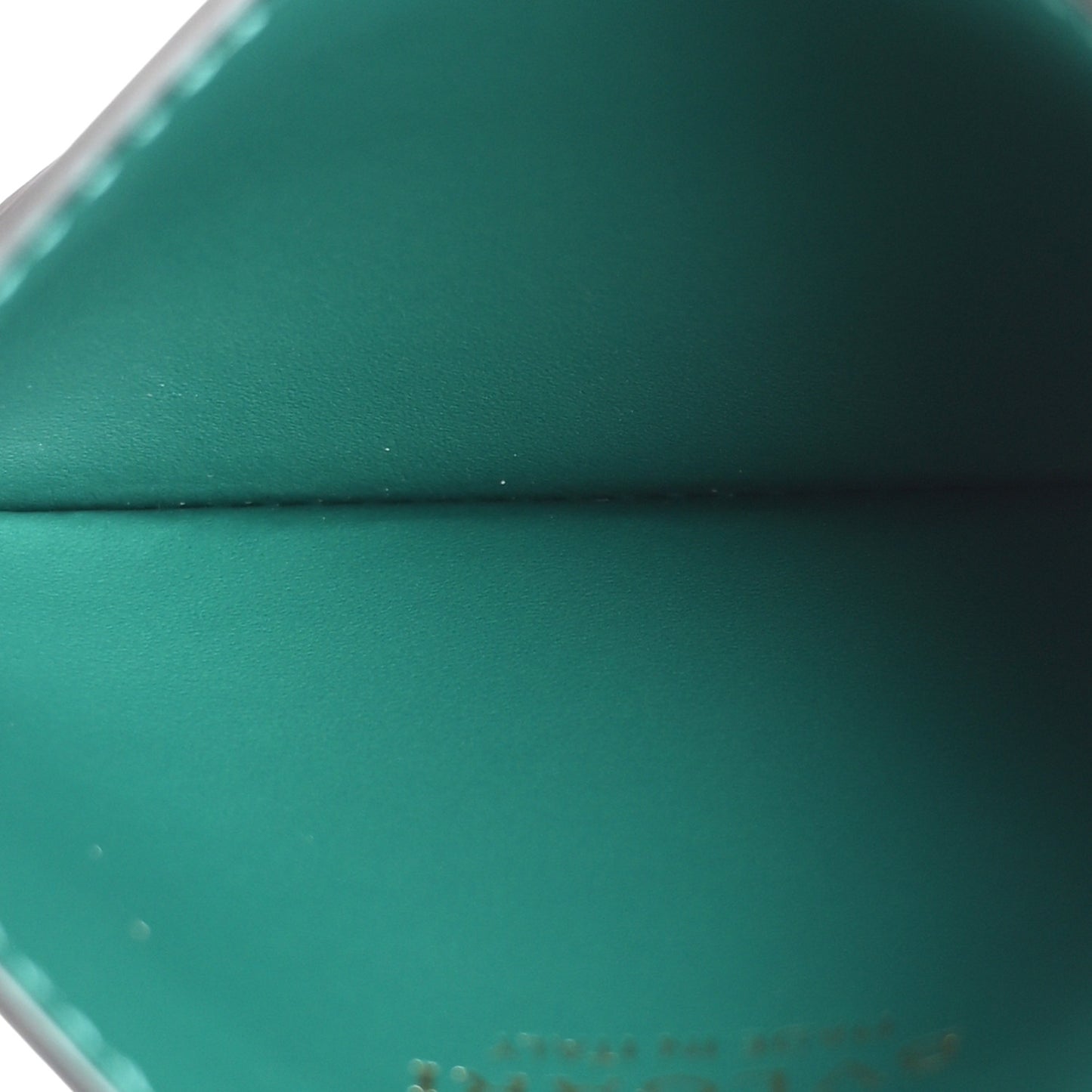Serpenti Calfskin Card Holder Black Emerald Green