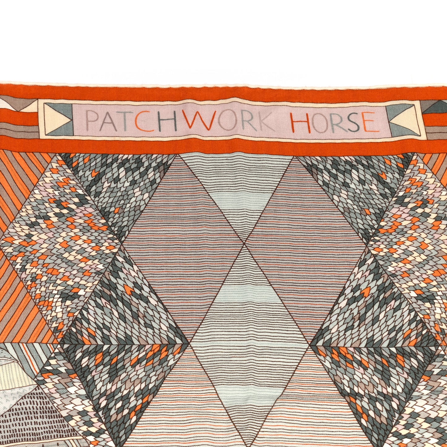 Cashmere Silk Patchwork Horse Shawl 140