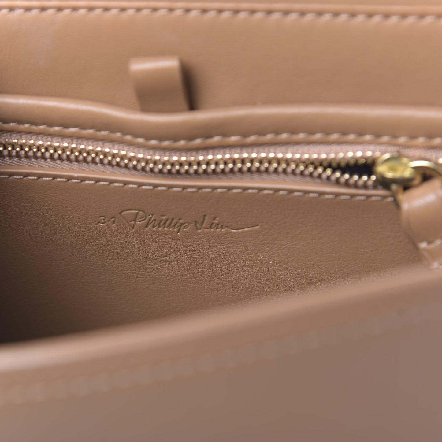 3.1 Calfskin Alix Saddle Crossbody Bag Tan